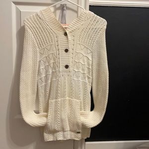 cream sweater hoodie